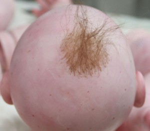 baby beginning hair